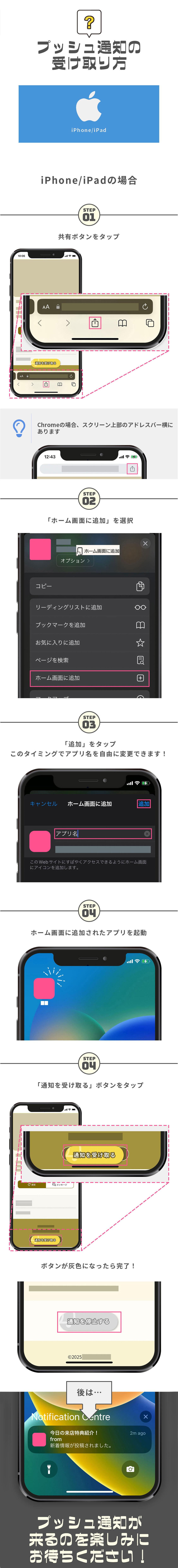 iPhone/iPad 設定手順